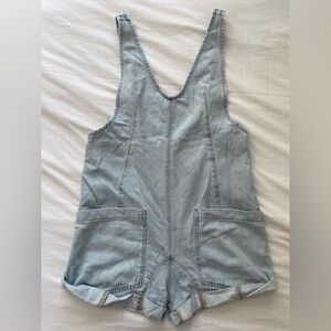 We The Free High Roller Denim Shortalls